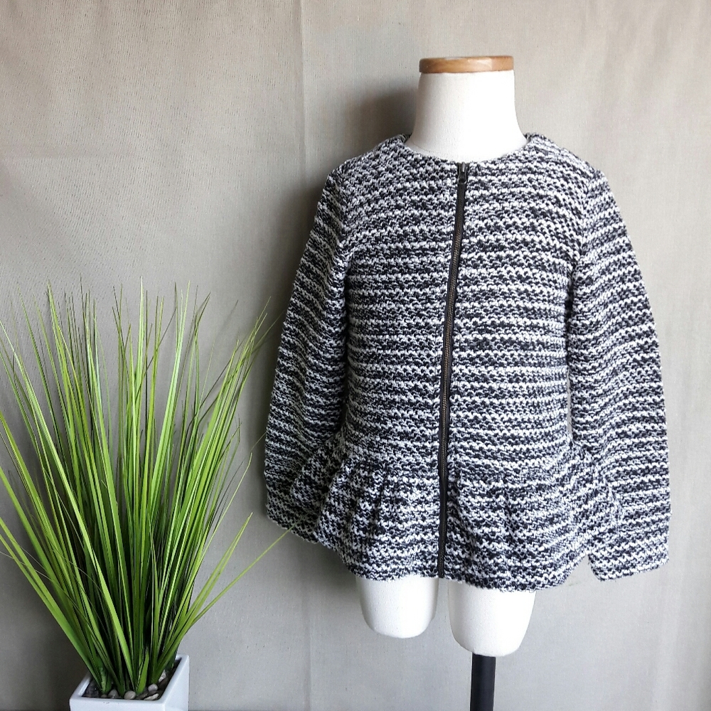 Gymboree Textured Knit Peplum Jacket